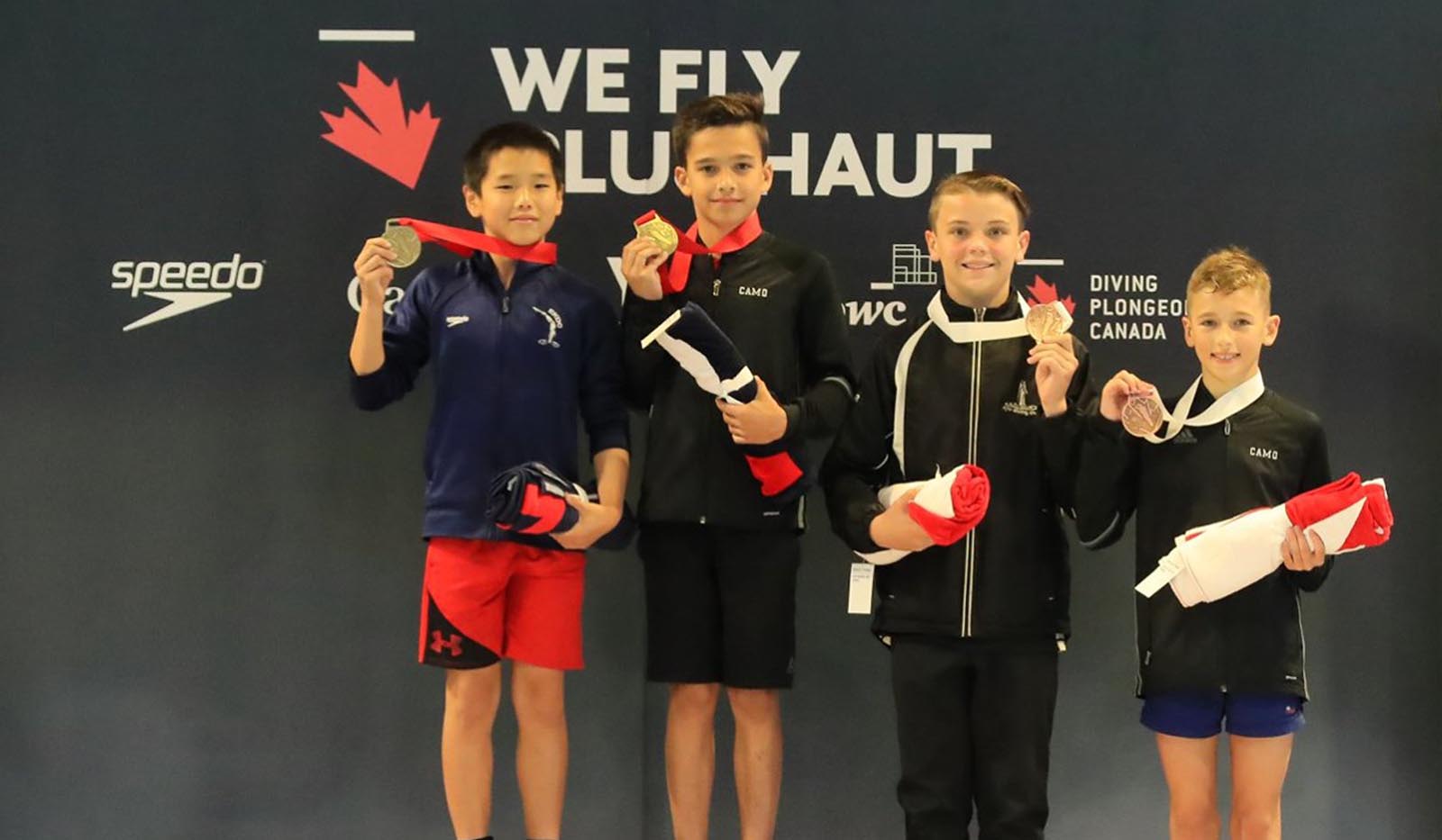 Regina: rare tie for first on boy’s (12-13) 3-metre