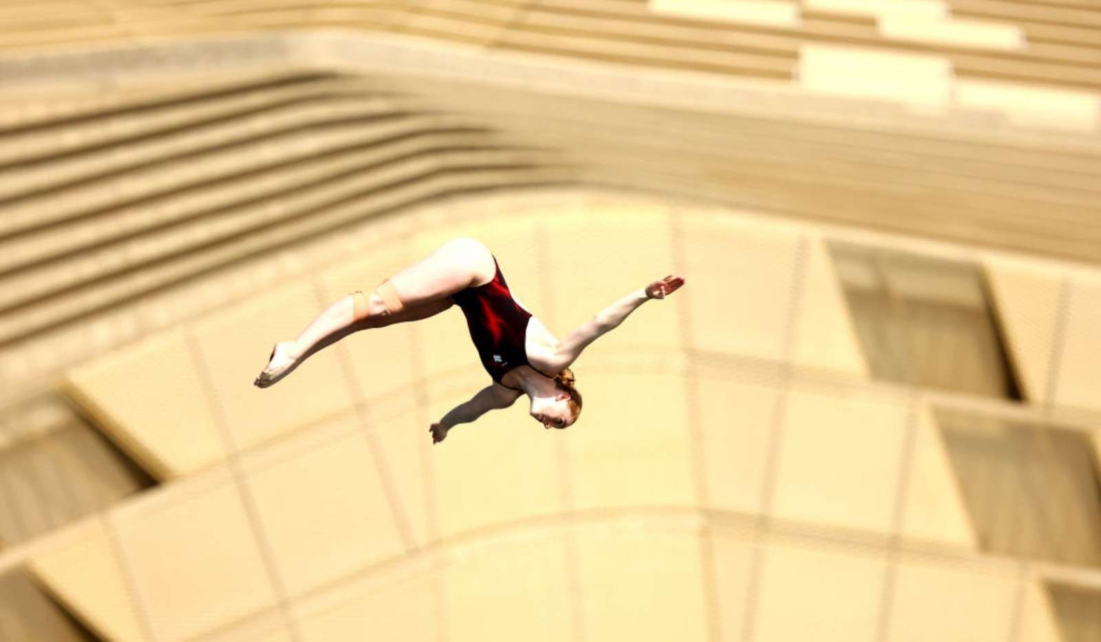 Molly Carlson is second after two dives at the 2021 FINA High Diving Qualifier