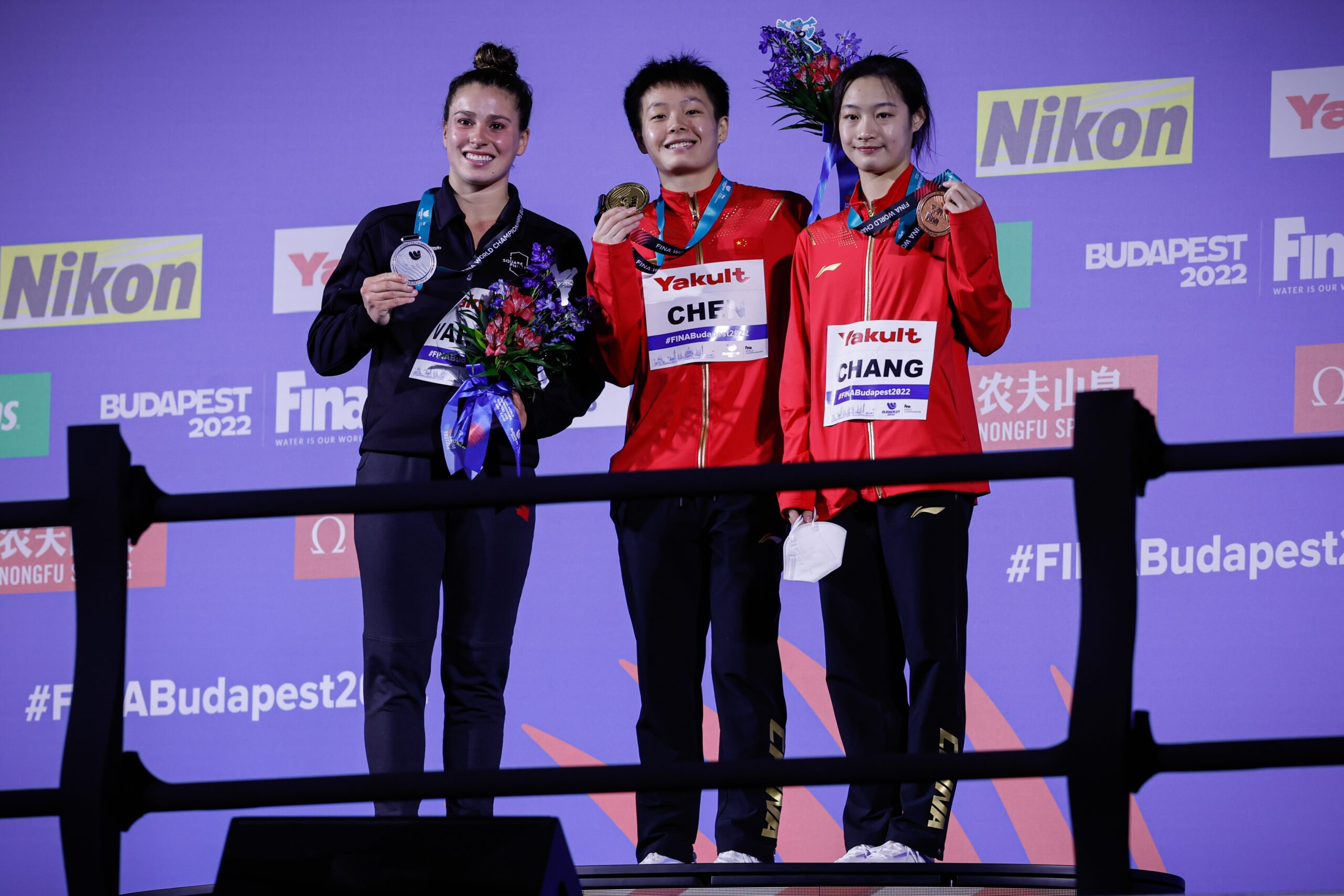 Silver for Mia Vallée in the 3m springboard