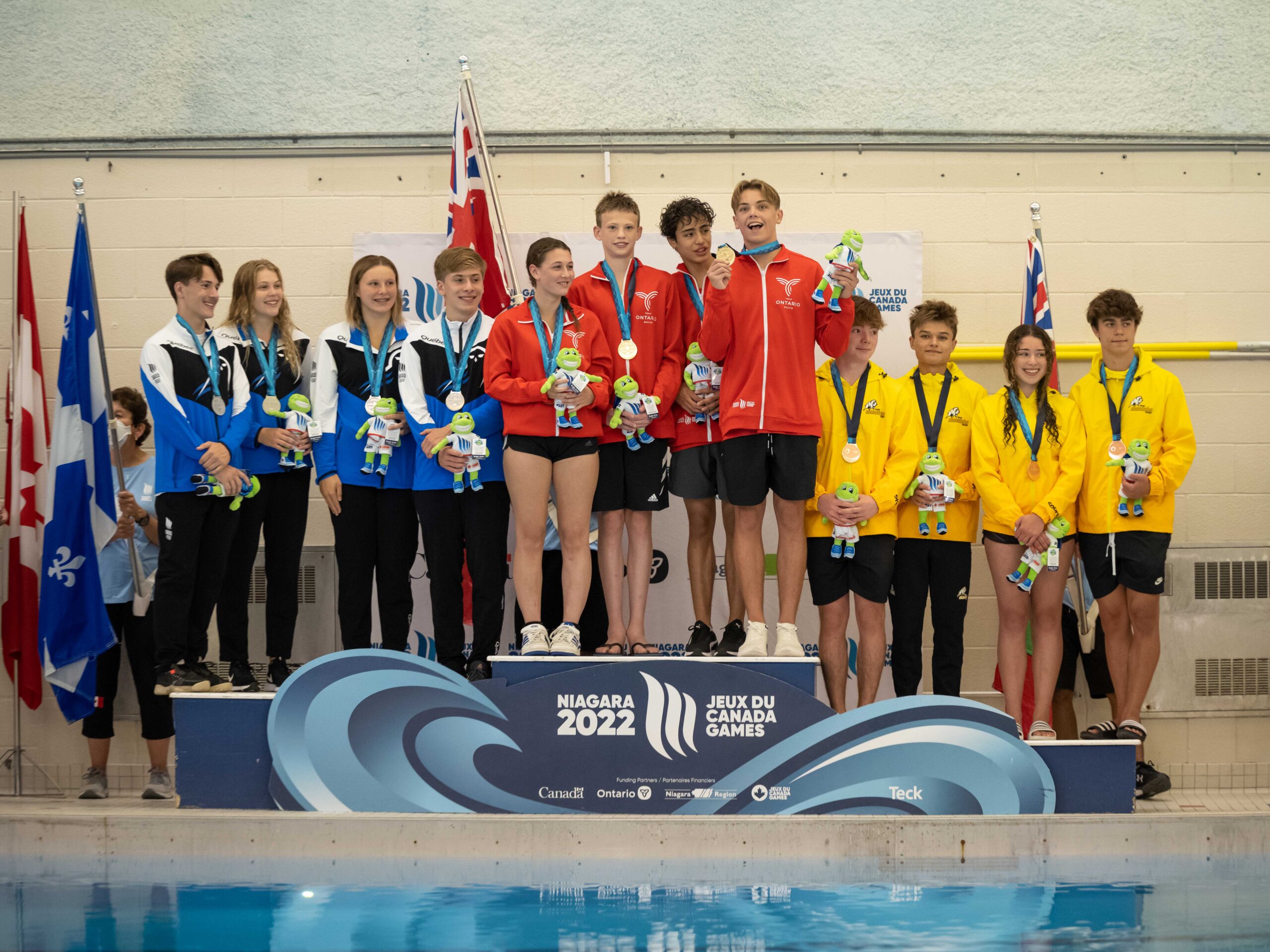 Sonya Palkhivala et Chris Booler médaillés d’or en plongeon artistique