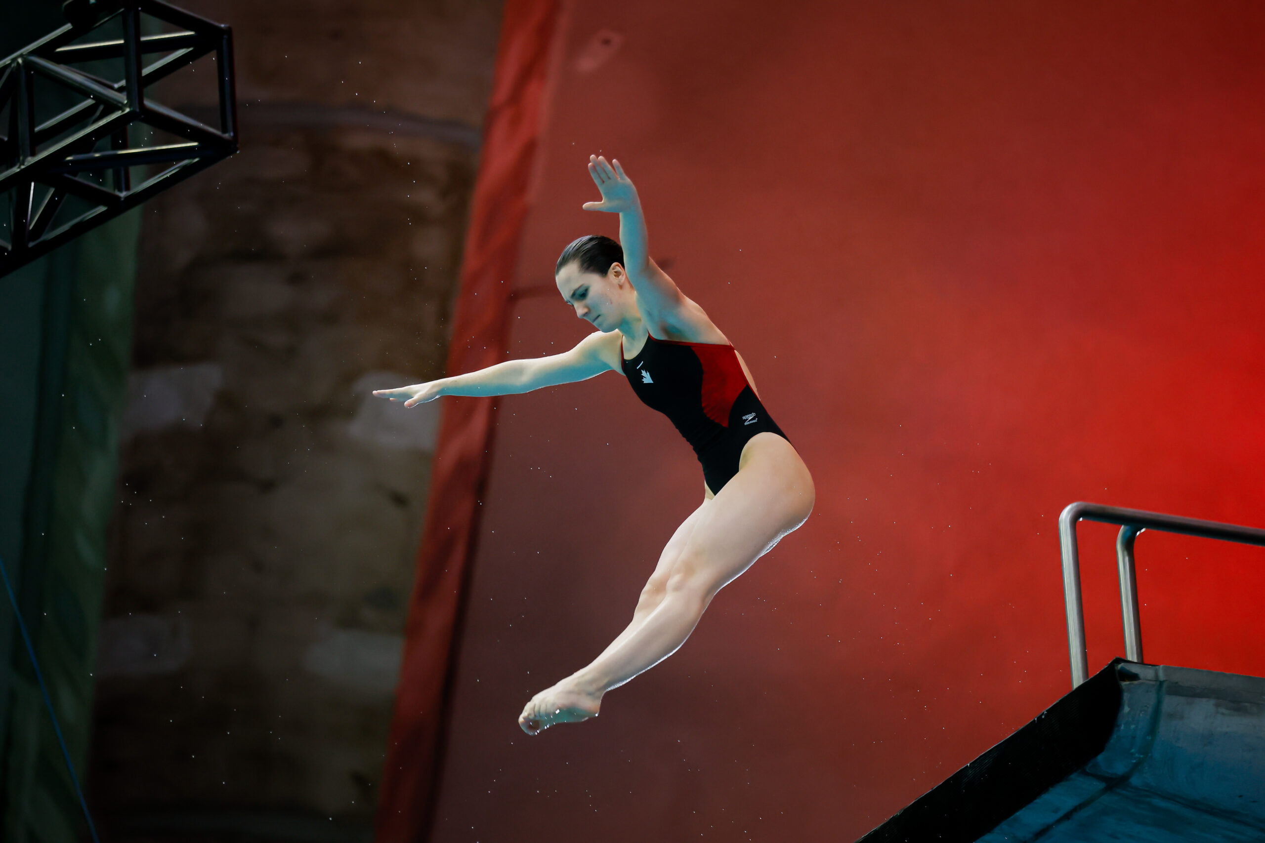 High diving upstart Simone Leathead contests her first World Championships